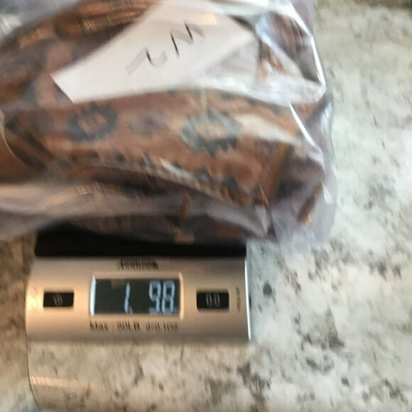 Divided by H&M Canvas Jacket Women's Size 6 Aztec Print Full Zip Front in Rust - Picture 13 of 13